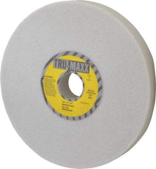 Tru-Maxx - 8" Diam x 1-1/4" Hole x 1" Thick, K Hardness, 46 Grit Surface Grinding Wheel - Aluminum Oxide, Type 1, Coarse Grade, 3,600 Max RPM, Vitrified Bond, No Recess - Eagle Tool & Supply