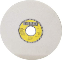 Tru-Maxx - 8" Diam x 1-1/4" Hole x 1/4" Thick, K Hardness, 60 Grit Surface Grinding Wheel - Aluminum Oxide, Type 1, Medium Grade, 3,600 Max RPM, Vitrified Bond, No Recess - Eagle Tool & Supply