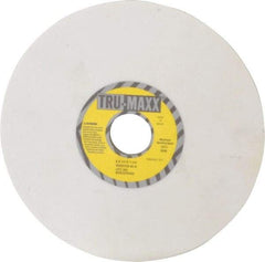 Tru-Maxx - 8" Diam x 1-1/4" Hole x 1/4" Thick, K Hardness, 80 Grit Surface Grinding Wheel - Aluminum Oxide, Type 1, Medium Grade, 3,600 Max RPM, Vitrified Bond, No Recess - Eagle Tool & Supply