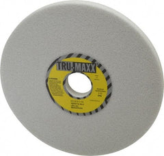 Tru-Maxx - 8" Diam x 1-1/4" Hole x 1/2" Thick, H Hardness, 46 Grit Surface Grinding Wheel - Aluminum Oxide, Type 1, Coarse Grade, 3,105 Max RPM, Vitrified Bond, No Recess - Eagle Tool & Supply