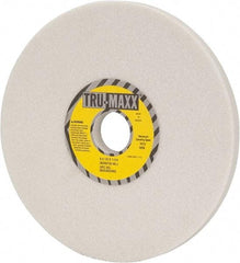 Tru-Maxx - 8" Diam x 1-1/4" Hole x 1/2" Thick, J Hardness, 46 Grit Surface Grinding Wheel - Aluminum Oxide, Type 1, Coarse Grade, 3,600 Max RPM, Vitrified Bond, No Recess - Eagle Tool & Supply