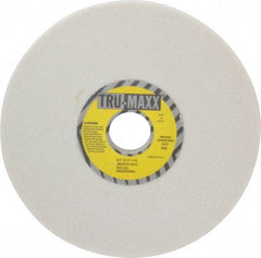 Tru-Maxx - 8" Diam x 1-1/4" Hole x 1/2" Thick, H Hardness, 60 Grit Surface Grinding Wheel - Aluminum Oxide, Type 1, Medium Grade, 3,600 Max RPM, Vitrified Bond, No Recess - Eagle Tool & Supply