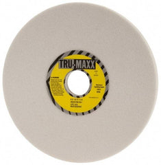 Tru-Maxx - 8" Diam x 1-1/4" Hole x 1/2" Thick, I Hardness, 60 Grit Surface Grinding Wheel - Aluminum Oxide, Type 1, Medium Grade, 3,600 Max RPM, Vitrified Bond, No Recess - Eagle Tool & Supply
