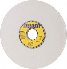 Tru-Maxx - 8" Diam x 1-1/4" Hole x 1/2" Thick, J Hardness, 80 Grit Surface Grinding Wheel - Aluminum Oxide, Type 1, Medium Grade, 3,600 Max RPM, Vitrified Bond, No Recess - Eagle Tool & Supply