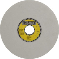 Tru-Maxx - 8" Diam x 1-1/4" Hole x 1/4" Thick, J Hardness, 60 Grit Surface Grinding Wheel - Aluminum Oxide, Type 1, Medium Grade, 3,600 Max RPM, Vitrified Bond, No Recess - Eagle Tool & Supply