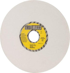 Tru-Maxx - 8" Diam x 1-1/4" Hole x 1/4" Thick, K Hardness, 150 Grit Surface Grinding Wheel - Aluminum Oxide, Type 1, Very Fine Grade, 3,600 Max RPM, Vitrified Bond, No Recess - Eagle Tool & Supply