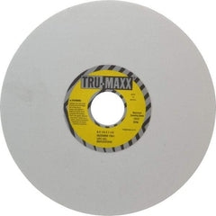 Tru-Maxx - 8" Diam x 1-1/4" Hole x 1/4" Thick, I Hardness, 100 Grit Surface Grinding Wheel - Aluminum Oxide, Type 1, Fine Grade, 3,600 Max RPM, Vitrified Bond, No Recess - Eagle Tool & Supply