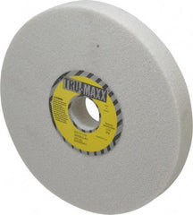 Tru-Maxx - 8" Diam x 1-1/4" Hole x 1" Thick, I Hardness, 46 Grit Surface Grinding Wheel - Aluminum Oxide, Type 1, Coarse Grade, 3,105 Max RPM, Vitrified Bond, No Recess - Eagle Tool & Supply