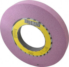 Tru-Maxx - 12" Diam x 5" Hole x 1-1/2" Thick, J Hardness, 46 Grit Surface Grinding Wheel - Aluminum Oxide, Type 5, Coarse Grade, 2,705 Max RPM, Vitrified Bond, One-Side Recess - Eagle Tool & Supply