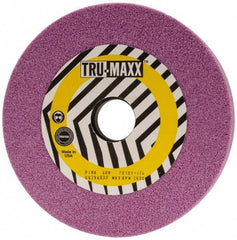 Tru-Maxx - 7" Diam x 1-1/4" Hole x 1" Thick, H Hardness, 46 Grit Surface Grinding Wheel - Aluminum Oxide, Type 5, Coarse Grade, 3,600 Max RPM, Vitrified Bond, One-Side Recess - Eagle Tool & Supply
