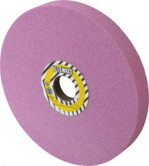 Tru-Maxx - 8" Diam x 1-1/4" Hole x 1" Thick, H Hardness, 46 Grit Surface Grinding Wheel - Aluminum Oxide, Type 5, Coarse Grade, 3,105 Max RPM, Vitrified Bond, One-Side Recess - Eagle Tool & Supply