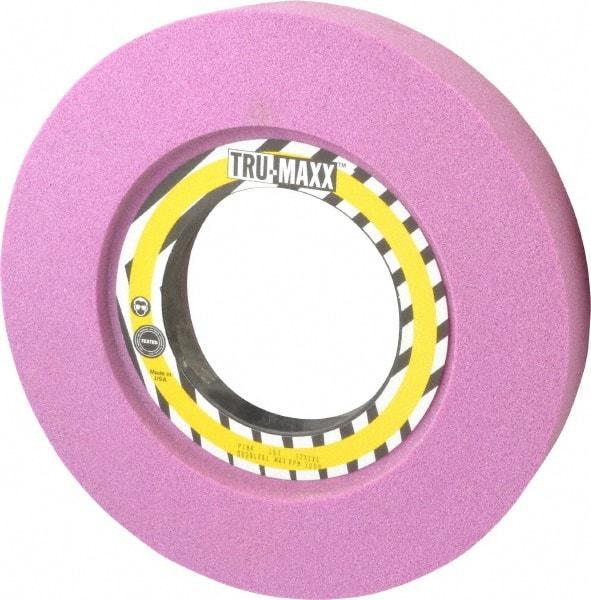Tru-Maxx - 12" Diam x 5" Hole x 2" Thick, J Hardness, 46 Grit Surface Grinding Wheel - Aluminum Oxide, Type 7, Coarse Grade, 2,069 Max RPM, Vitrified Bond, Two-Side Recess - Eagle Tool & Supply