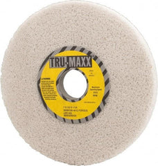 Tru-Maxx - 7" Diam x 1-1/4" Hole x 1/2" Thick, G Hardness, 46 Grit Surface Grinding Wheel - Aluminum Oxide, Type 1, Coarse Grade, 3,600 Max RPM, Vitrified Bond, No Recess - Eagle Tool & Supply
