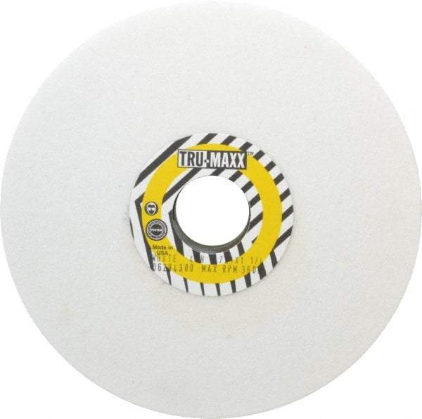 Tru-Maxx - 7" Diam x 1-1/4" Hole x 1" Thick, H Hardness, 46 Grit Surface Grinding Wheel - Aluminum Oxide, Type 5, Coarse Grade, 3,600 Max RPM, Vitrified Bond, One-Side Recess - Eagle Tool & Supply