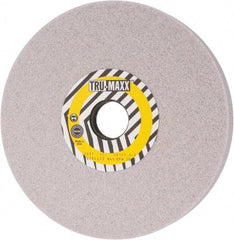 Tru-Maxx - 8" Diam x 1-1/4" Hole x 1" Thick, I Hardness, 46 Grit Surface Grinding Wheel - Aluminum Oxide, Type 5, Coarse Grade, 3,600 Max RPM, Vitrified Bond, One-Side Recess - Eagle Tool & Supply
