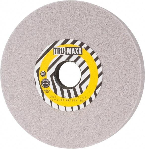 Tru-Maxx - 7" Diam x 1-1/4" Hole x 1" Thick, I Hardness, 46 Grit Surface Grinding Wheel - Aluminum Oxide, Type 5, Coarse Grade, 3,600 Max RPM, Vitrified Bond, One-Side Recess - Eagle Tool & Supply