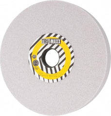 Tru-Maxx - 8" Diam x 1-1/4" Hole x 1" Thick, K Hardness, 60 Grit Surface Grinding Wheel - Aluminum Oxide, Type 5, Medium Grade, 3,600 Max RPM, Vitrified Bond, One-Side Recess - Eagle Tool & Supply