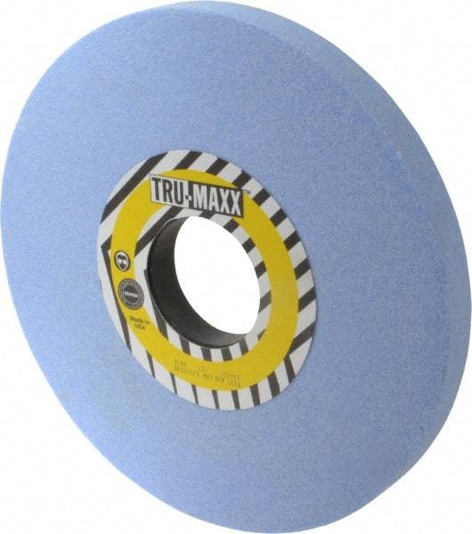 Tru-Maxx - 12" Diam x 3" Hole x 1" Thick, I Hardness, 46 Grit Surface Grinding Wheel - Ceramic, Type 1, Coarse Grade, 2,705 Max RPM, Vitrified Bond, No Recess - Eagle Tool & Supply