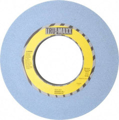 Tru-Maxx - 12" Diam x 5" Hole x 1" Thick, J Hardness, 46 Grit Surface Grinding Wheel - Ceramic, Type 1, Coarse Grade, 2,705 Max RPM, Vitrified Bond, No Recess - Eagle Tool & Supply