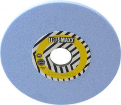 Tru-Maxx - 7" Diam x 1-1/4" Hole x 1/4" Thick, I Hardness, 60 Grit Surface Grinding Wheel - Ceramic, Type 1, Medium Grade, 3,600 Max RPM, Vitrified Bond, No Recess - Eagle Tool & Supply