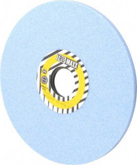 Tru-Maxx - 7" Diam x 1-1/4" Hole x 1/4" Thick, J Hardness, 60 Grit Surface Grinding Wheel - Ceramic, Type 1, Medium Grade, 3,600 Max RPM, Vitrified Bond, No Recess - Eagle Tool & Supply