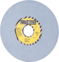 Tru-Maxx - 7" Diam x 1-1/4" Hole x 1/4" Thick, K Hardness, 80 Grit Surface Grinding Wheel - Ceramic, Type 1, Medium Grade, 3,600 Max RPM, Vitrified Bond, No Recess - Eagle Tool & Supply