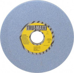 Tru-Maxx - 7" Diam x 1-1/4" Hole x 1/2" Thick, K Hardness, 46 Grit Surface Grinding Wheel - Ceramic, Type 1, Coarse Grade, 3,600 Max RPM, Vitrified Bond, No Recess - Eagle Tool & Supply