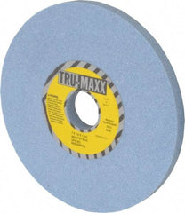 Tru-Maxx - 7" Diam x 1-1/4" Hole x 1/2" Thick, K Hardness, 60 Grit Surface Grinding Wheel - Ceramic, Type 1, Medium Grade, 3,600 Max RPM, Vitrified Bond, No Recess - Eagle Tool & Supply