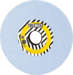 Tru-Maxx - 7" Diam x 1-1/4" Hole x 1/2" Thick, K Hardness, 80 Grit Surface Grinding Wheel - Ceramic, Type 1, Medium Grade, 3,600 Max RPM, Vitrified Bond, No Recess - Eagle Tool & Supply