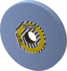 Tru-Maxx - 7" Diam x 1-1/4" Hole x 3/4" Thick, K Hardness, 46 Grit Surface Grinding Wheel - Ceramic, Type 1, Coarse Grade, 3,600 Max RPM, Vitrified Bond, No Recess - Eagle Tool & Supply