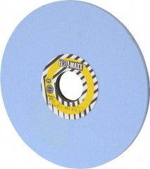 Tru-Maxx - 7" Diam x 1-1/4" Hole x 1/4" Thick, I Hardness, 80 Grit Surface Grinding Wheel - Ceramic, Type 1, Medium Grade, 3,600 Max RPM, Vitrified Bond, No Recess - Eagle Tool & Supply