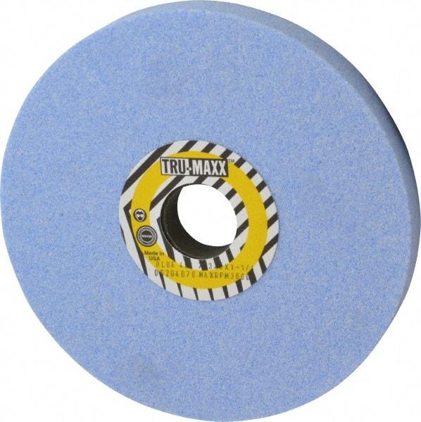 Tru-Maxx - 7" Diam x 1-1/4" Hole x 3/4" Thick, I Hardness, 46 Grit Surface Grinding Wheel - Ceramic, Type 1, Coarse Grade, 3,600 Max RPM, Vitrified Bond, No Recess - Eagle Tool & Supply
