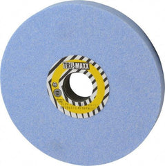 Tru-Maxx - 7" Diam x 1-1/4" Hole x 3/4" Thick, I Hardness, 46 Grit Surface Grinding Wheel - Ceramic, Type 1, Coarse Grade, 3,600 Max RPM, Vitrified Bond, No Recess - Eagle Tool & Supply