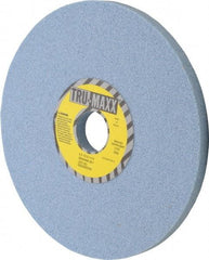 Tru-Maxx - 8" Diam x 1-1/4" Hole x 1/2" Thick, I Hardness, 46 Grit Surface Grinding Wheel - Ceramic, Type 1, Coarse Grade, 3,105 Max RPM, Vitrified Bond, No Recess - Eagle Tool & Supply