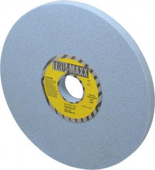 Tru-Maxx - 8" Diam x 1-1/4" Hole x 1/2" Thick, I Hardness, 60 Grit Surface Grinding Wheel - Ceramic, Type 1, Medium Grade, 3,600 Max RPM, Vitrified Bond, No Recess - Eagle Tool & Supply