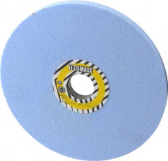 Tru-Maxx - 8" Diam x 1-1/4" Hole x 1/2" Thick, J Hardness, 60 Grit Surface Grinding Wheel - Ceramic, Type 1, Medium Grade, 3,600 Max RPM, Vitrified Bond, No Recess - Eagle Tool & Supply