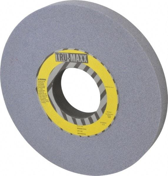 Tru-Maxx - 10" Diam x 3" Hole x 1" Thick, K Hardness, 60 Grit Surface Grinding Wheel - Aluminum Oxide, Type 1, Medium Grade, 3,250 Max RPM, Vitrified Bond, No Recess - Eagle Tool & Supply