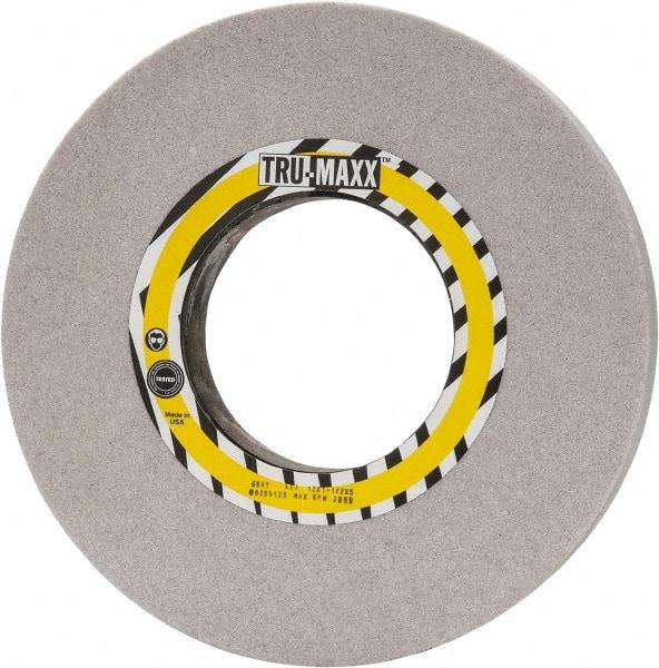 Tru-Maxx - 12" Diam x 5" Hole x 1-1/2" Thick, J Hardness, 46 Grit Surface Grinding Wheel - Aluminum Oxide, Type 1, Coarse Grade, 2,069 Max RPM, Vitrified Bond, No Recess - Eagle Tool & Supply
