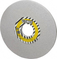 Tru-Maxx - 6" Diam x 1-1/4" Hole x 1/4" Thick, K Hardness, 60 Grit Surface Grinding Wheel - Aluminum Oxide, Type 1, Medium Grade, 5,410 Max RPM, Vitrified Bond, No Recess - Eagle Tool & Supply