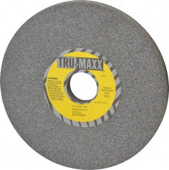 Tru-Maxx - 7" Diam x 1-1/4" Hole x 1/2" Thick, K Hardness, 46 Grit Surface Grinding Wheel - Aluminum Oxide, Type 1, Coarse Grade, 3,600 Max RPM, Vitrified Bond, No Recess - Eagle Tool & Supply