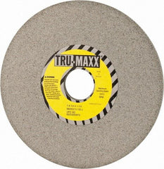 Tru-Maxx - 7" Diam x 1-1/4" Hole x 1/4" Thick, J Hardness, 100 Grit Surface Grinding Wheel - Aluminum Oxide, Type 1, Fine Grade, 3,600 Max RPM, Vitrified Bond, No Recess - Eagle Tool & Supply