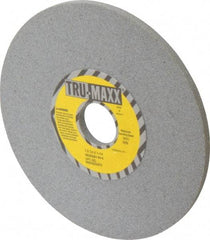 Tru-Maxx - 7" Diam x 1-1/4" Hole x 1/4" Thick, K Hardness, 80 Grit Surface Grinding Wheel - Aluminum Oxide, Type 1, Medium Grade, 3,600 Max RPM, Vitrified Bond, No Recess - Eagle Tool & Supply