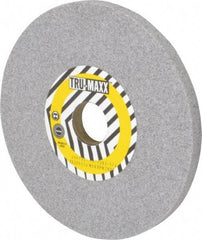 Tru-Maxx - 7" Diam x 1-1/4" Hole x 1/2" Thick, I Hardness, 60 Grit Surface Grinding Wheel - Aluminum Oxide, Type 1, Medium Grade, 3,600 Max RPM, Vitrified Bond, No Recess - Eagle Tool & Supply