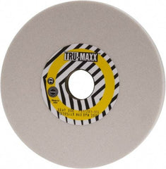 Tru-Maxx - 7" Diam x 1-1/4" Hole x 1/2" Thick, K Hardness, 80 Grit Surface Grinding Wheel - Aluminum Oxide, Type 1, Medium Grade, 3,600 Max RPM, Vitrified Bond, No Recess - Eagle Tool & Supply