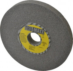 Tru-Maxx - 7" Diam x 1-1/4" Hole x 3/4" Thick, I Hardness, 60 Grit Surface Grinding Wheel - Aluminum Oxide, Type 1, Medium Grade, 3,600 Max RPM, Vitrified Bond, No Recess - Eagle Tool & Supply