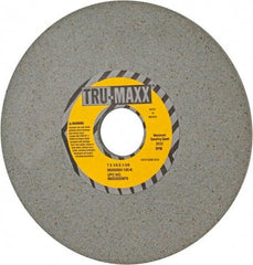 Tru-Maxx - 7" Diam x 1-1/4" Hole x 1/4" Thick, K Hardness, 100 Grit Surface Grinding Wheel - Aluminum Oxide, Type 1, Fine Grade, 3,600 Max RPM, Vitrified Bond, No Recess - Eagle Tool & Supply