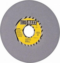 Tru-Maxx - 7" Diam x 1-1/4" Hole x 1/4" Thick, L Hardness, 220 Grit Surface Grinding Wheel - Aluminum Oxide, Type 1, Very Fine Grade, 3,600 Max RPM, Vitrified Bond, No Recess - Eagle Tool & Supply