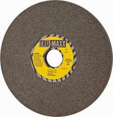 Tru-Maxx - 8" Diam x 1-1/4" Hole x 1/2" Thick, J Hardness, 60 Grit Surface Grinding Wheel - Aluminum Oxide, Type 1, Medium Grade, 3,600 Max RPM, Vitrified Bond, No Recess - Eagle Tool & Supply