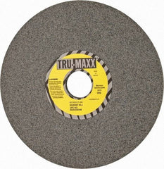 Tru-Maxx - 8" Diam x 1-1/4" Hole x 1/4" Thick, J Hardness, 60 Grit Surface Grinding Wheel - Aluminum Oxide, Type 1, Medium Grade, 3,600 Max RPM, Vitrified Bond, No Recess - Eagle Tool & Supply