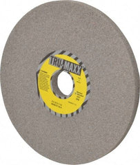 Tru-Maxx - 8" Diam x 1-1/4" Hole x 1/2" Thick, H Hardness, 60 Grit Surface Grinding Wheel - Aluminum Oxide, Type 1, Medium Grade, 3,600 Max RPM, Vitrified Bond, No Recess - Eagle Tool & Supply